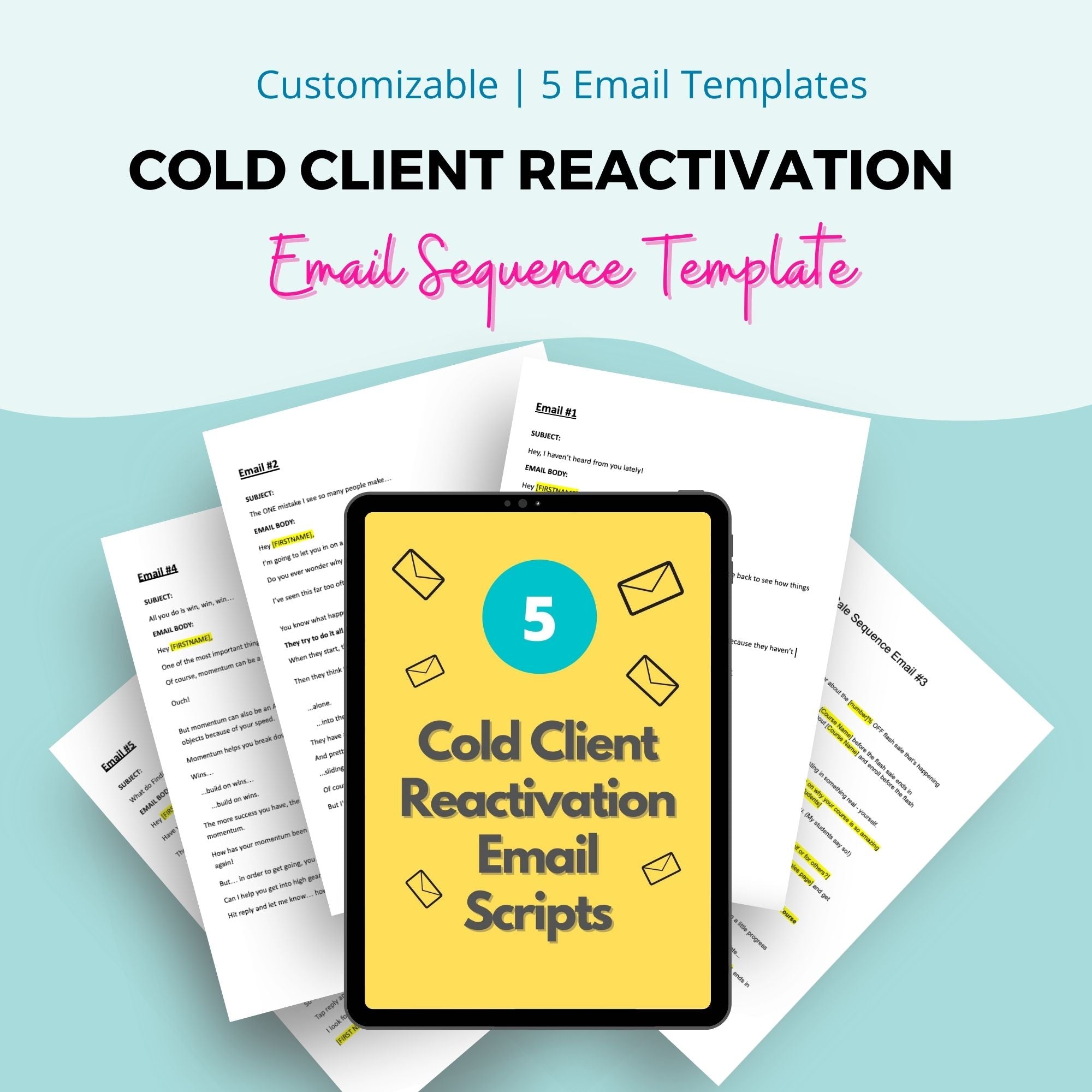 Cold Client Reactivation Email Sequence | Cold Client Reactivation Email Templates | Scripts for Coaches