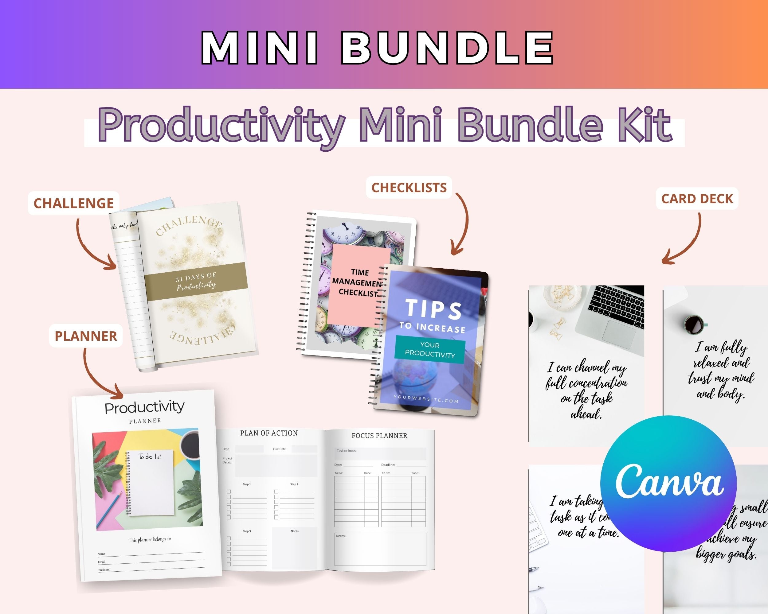 Productivity Mini Bundle Kit | For Commercial Use