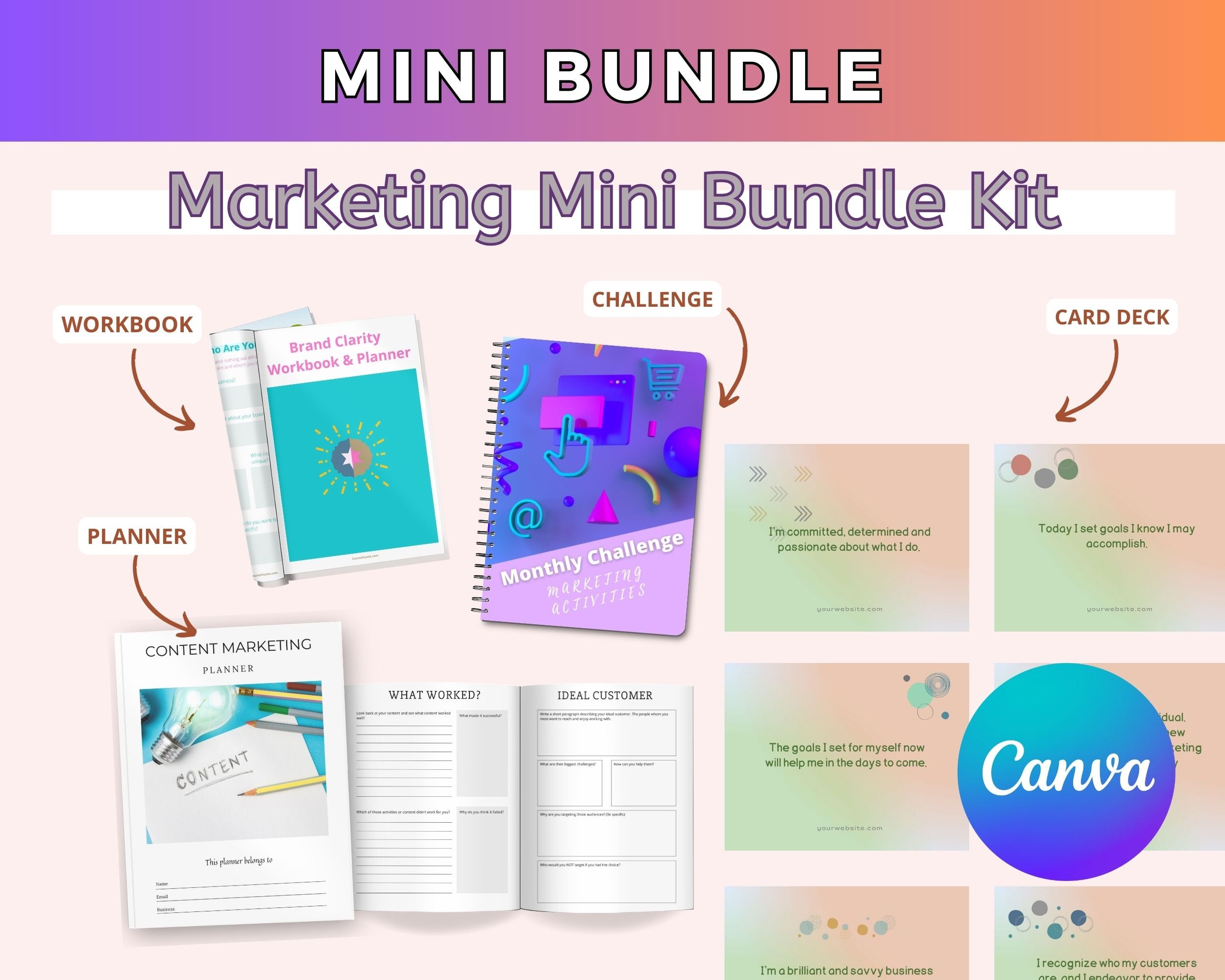 Marketing Mini Bundle Kit | For Commercial Use