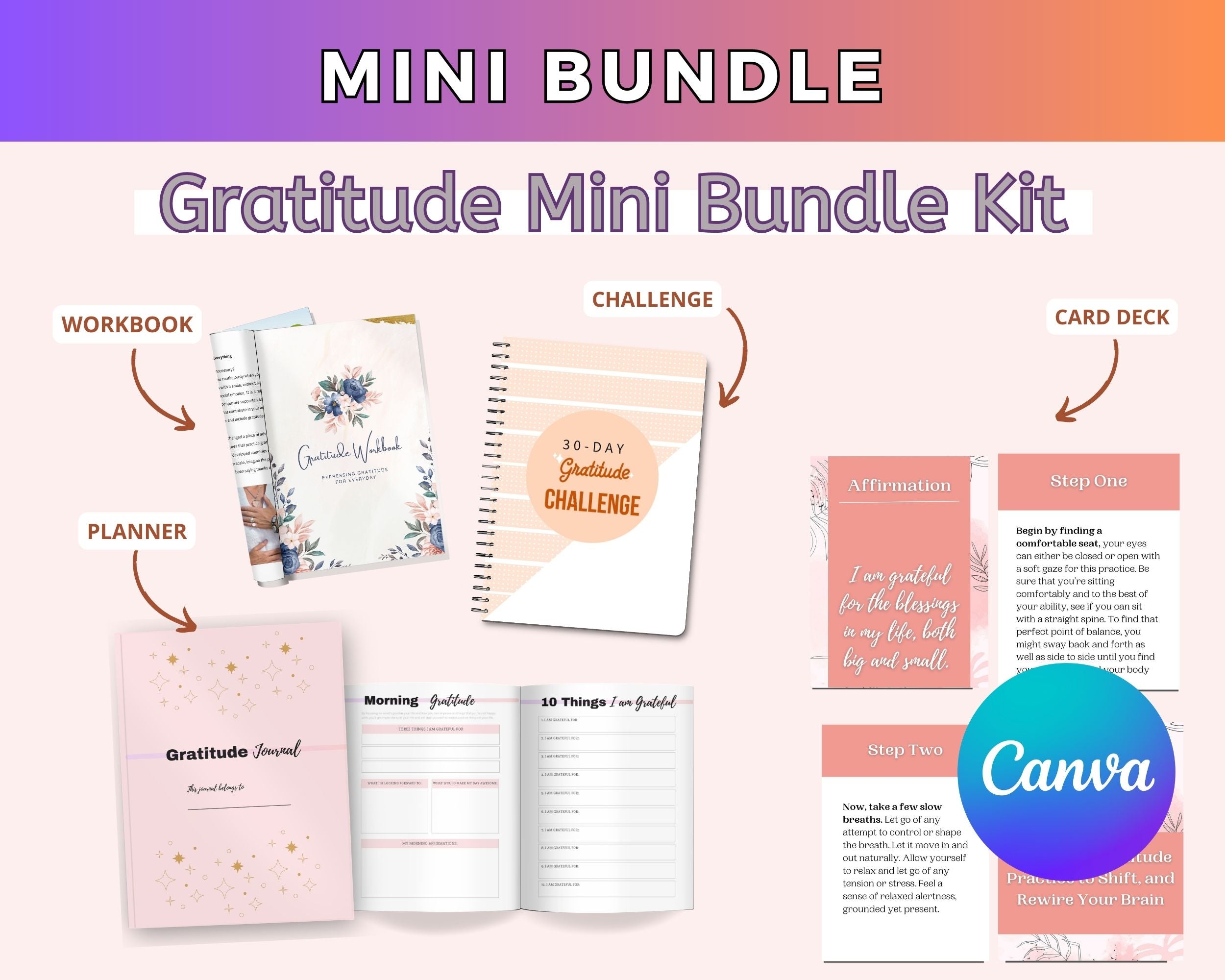 Gratitude Mini Bundle Kit | For Commercial Use