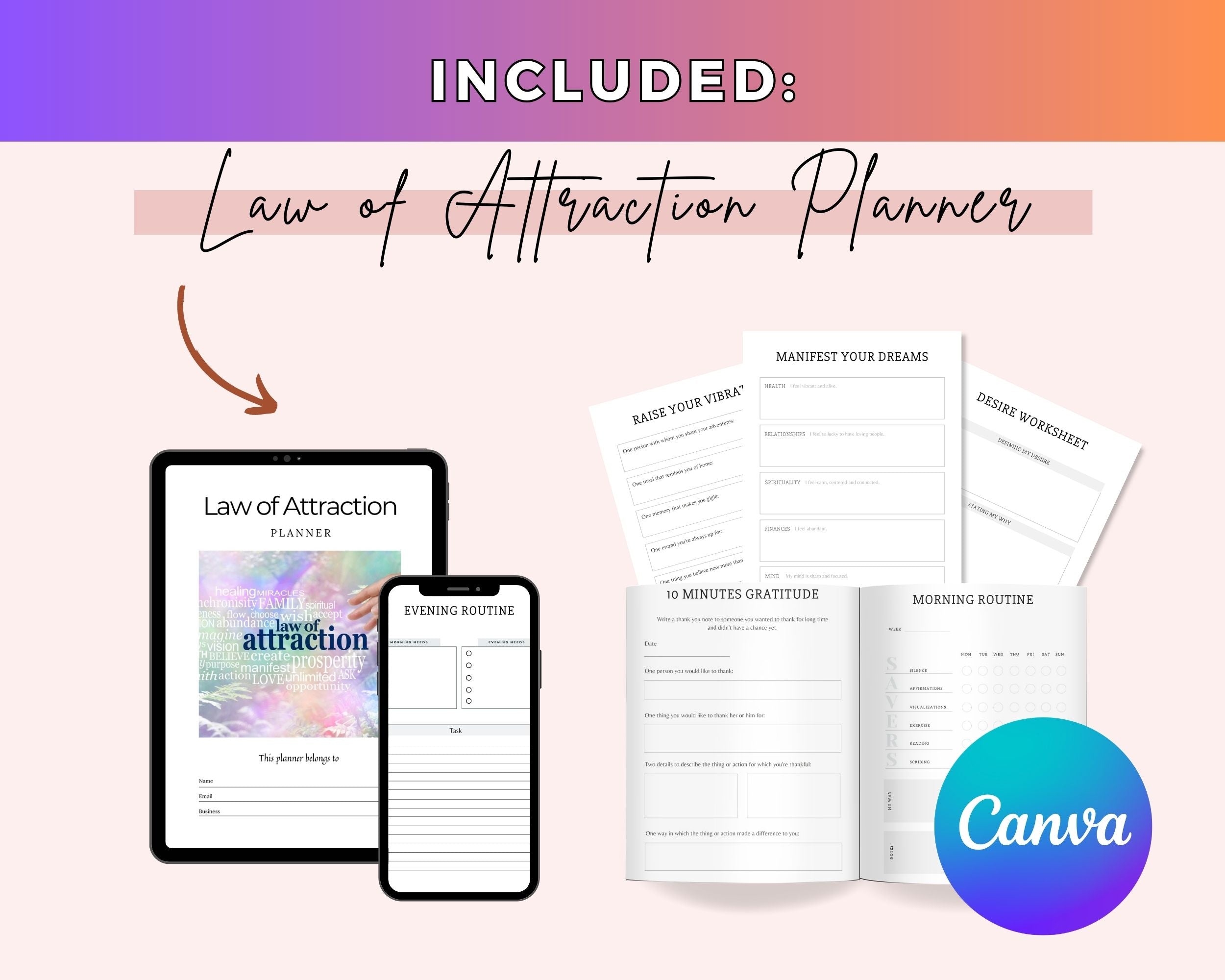 Law of Attraction Mini Bundle Kit | For Commercial Use