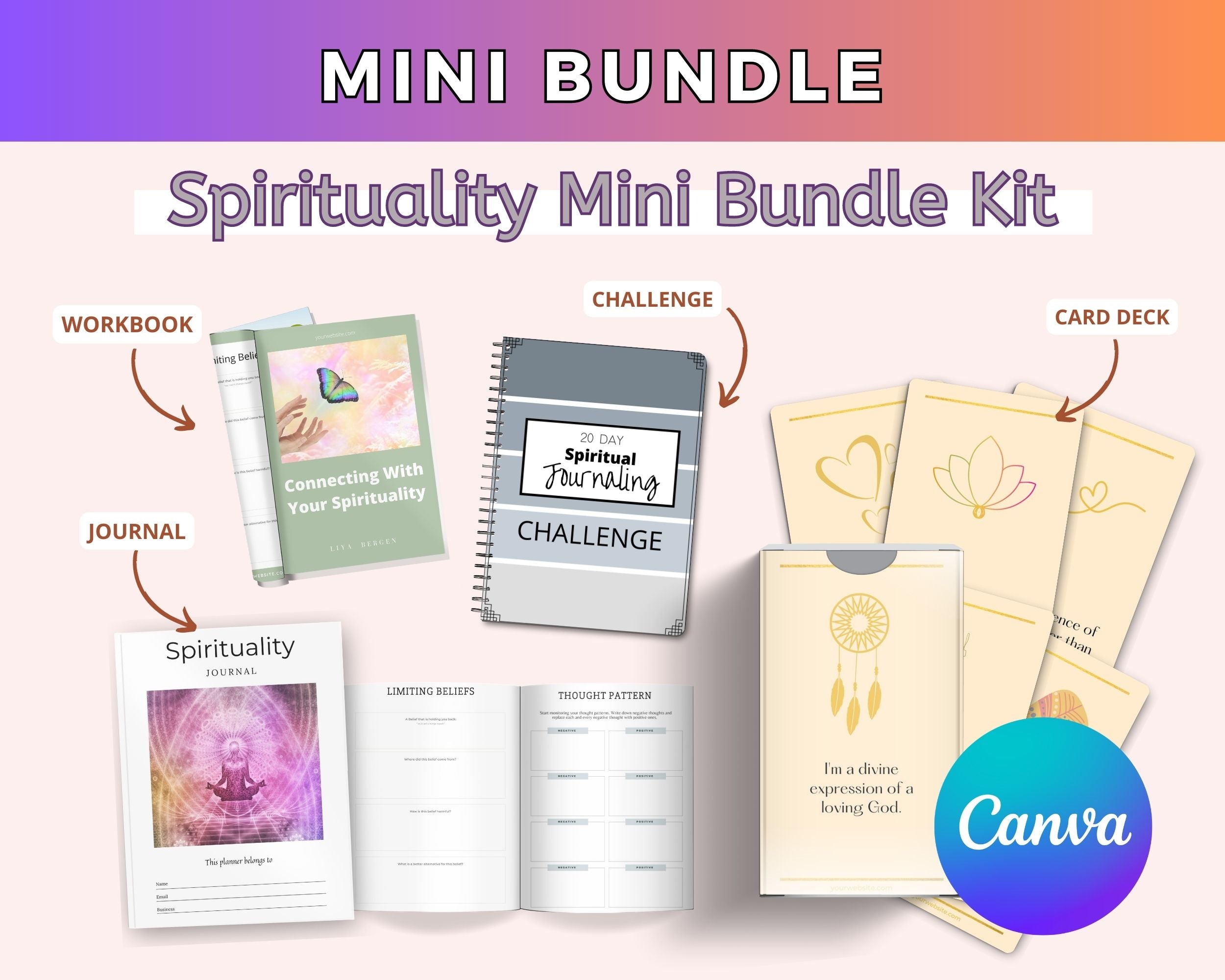 Spirituality Mini Bundle Kit | For Commercial Use