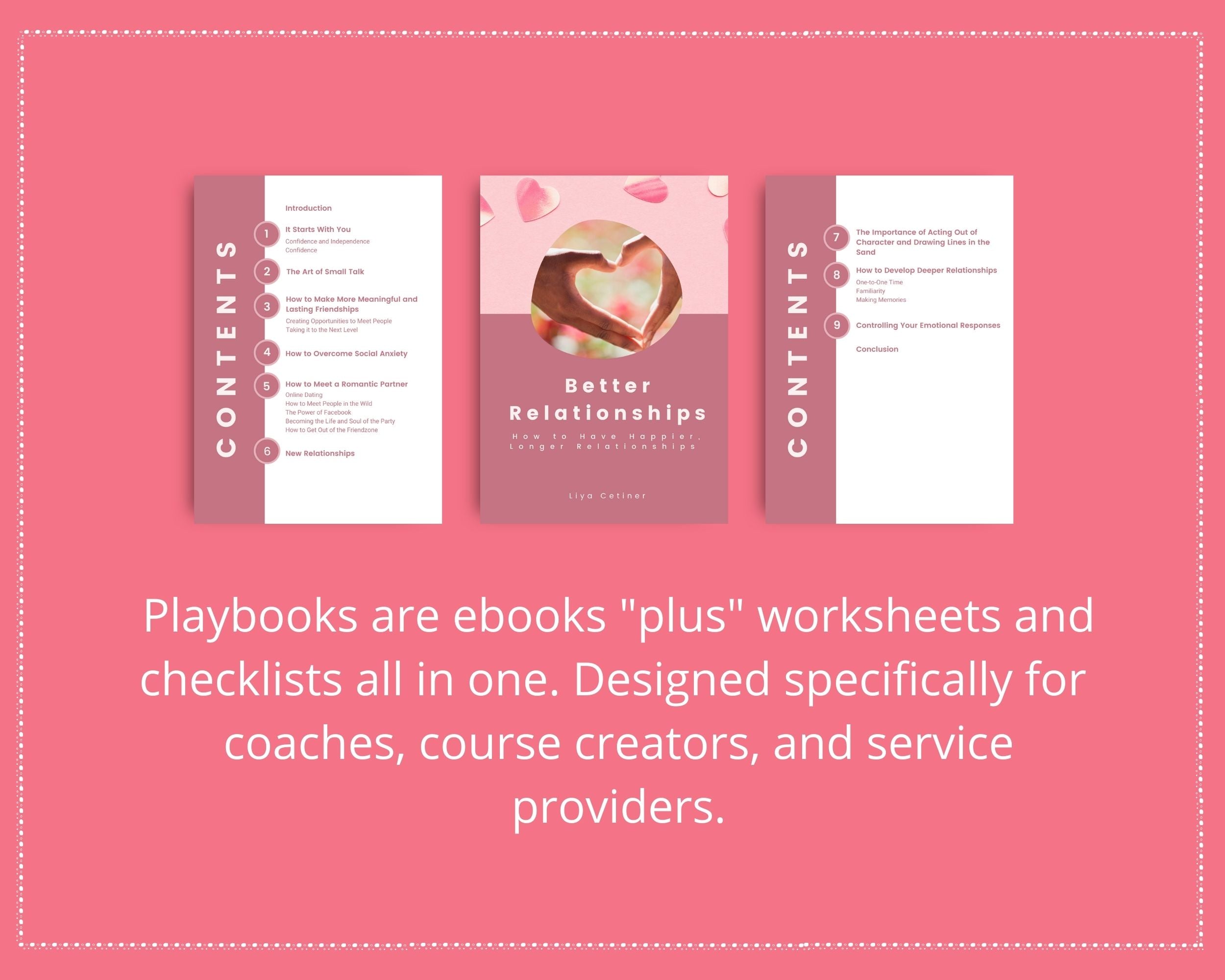 Done for You Better Relationship Playbook in Canva