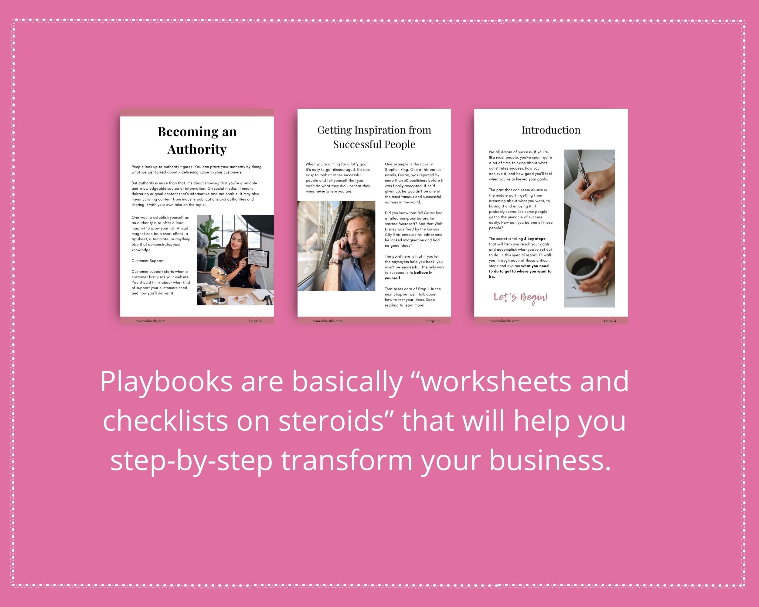 Done-for-You Success Mindset Playbook in Canva | Editable A4 Size Canva Template