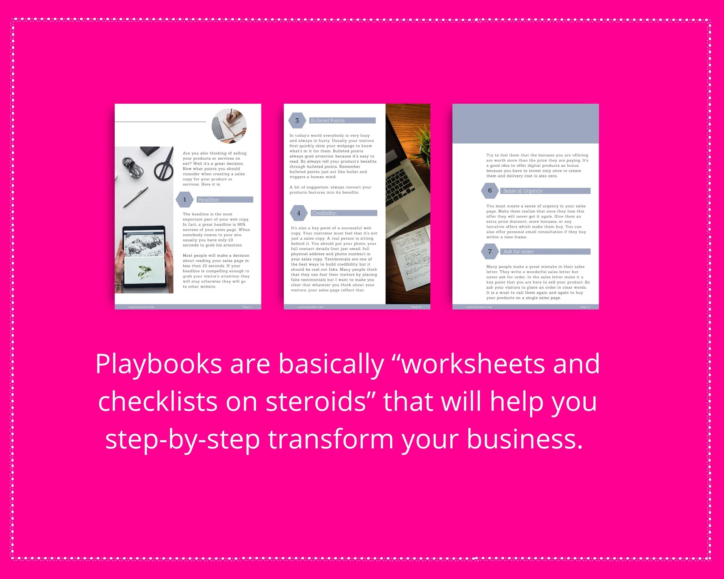 Done-for-You Copywriting Formula Playbook in Canva