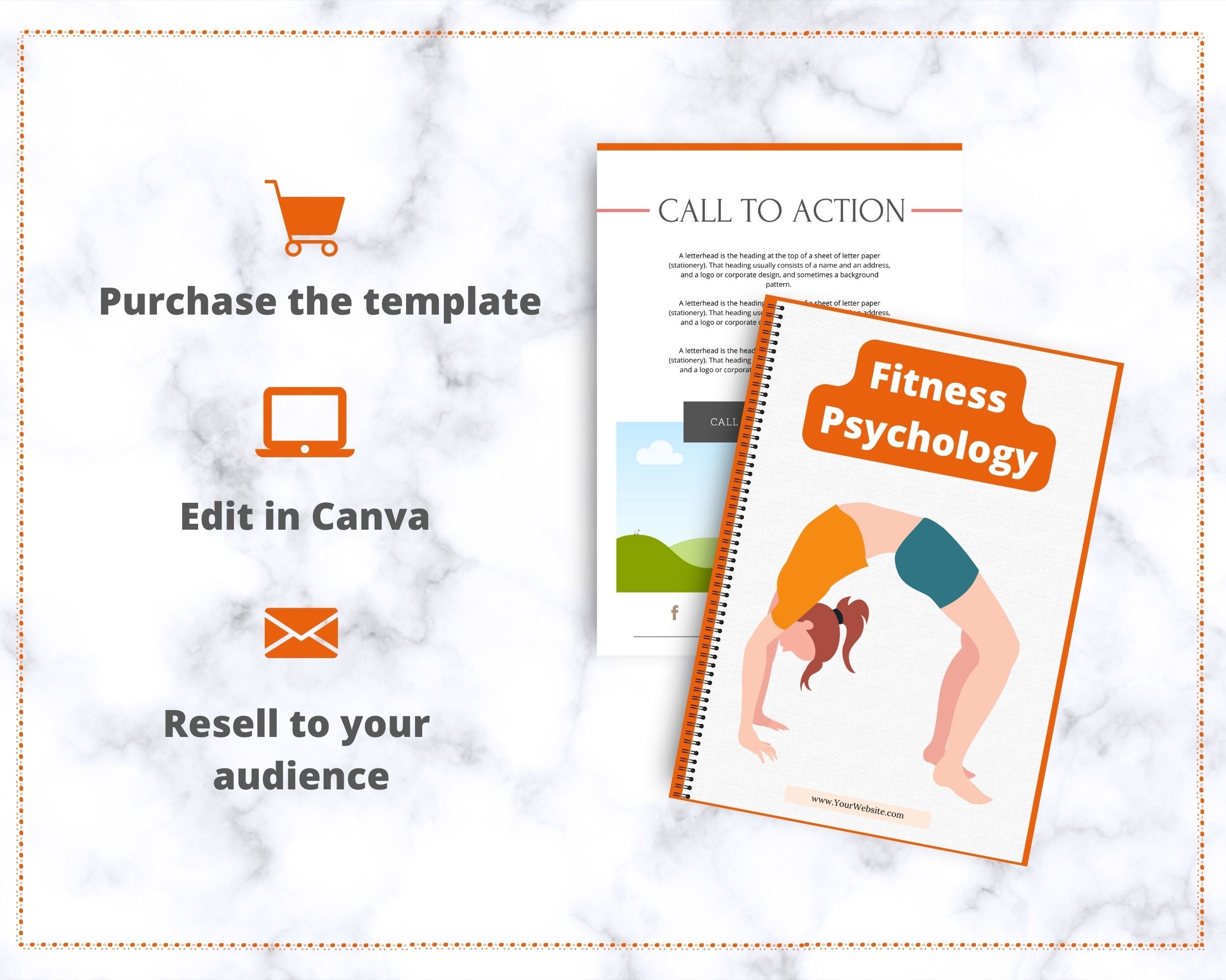 Editable Fitness Psychology Ebook | Done-for-You Ebook in Canva | Rebrandable and Resizable Canva Template