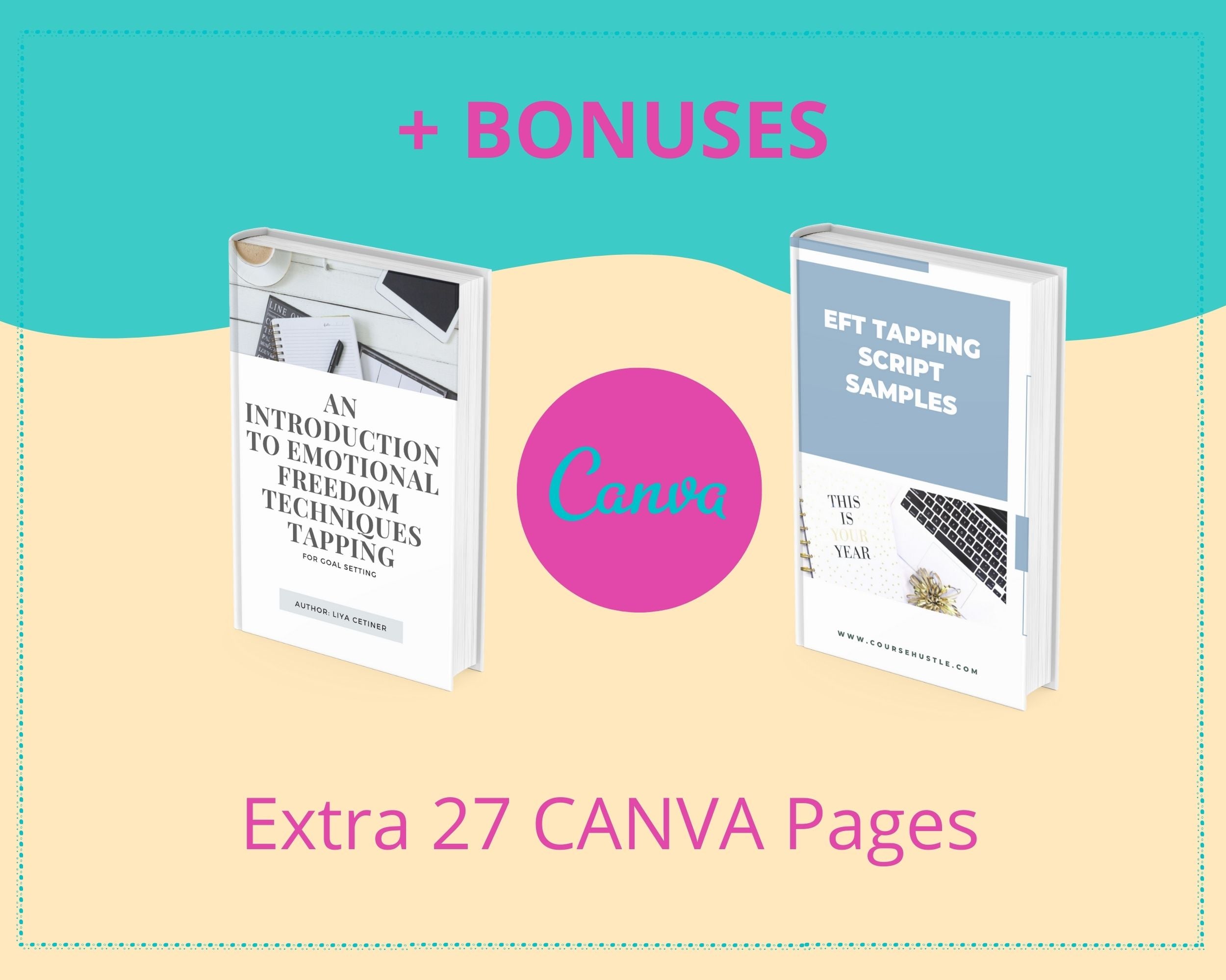 Done for You EFT Playbook in Canva | Tapping Into Abundance | Emotional Freedom Techniques | Editable A4 Size Canva Template