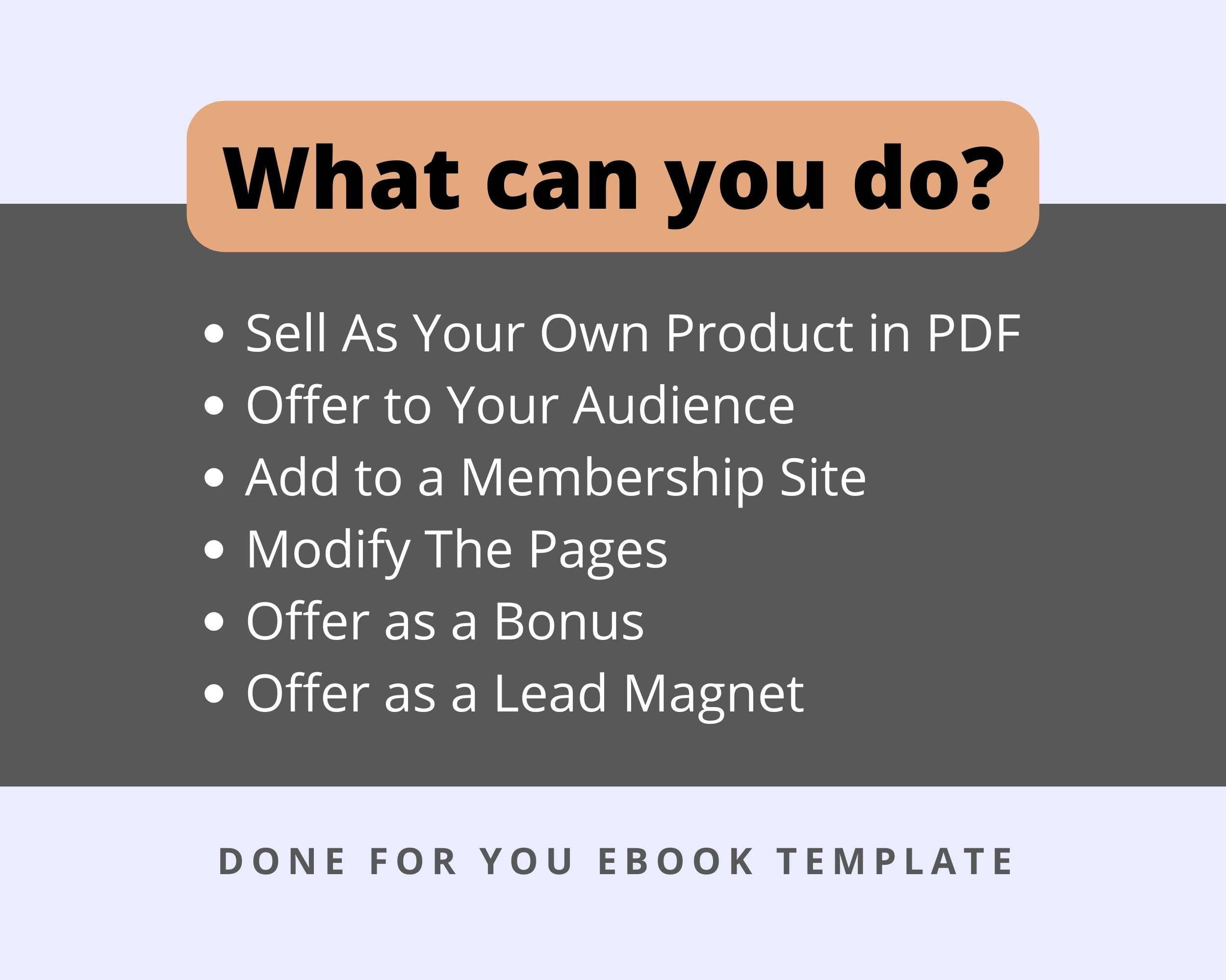 Editable Find Your Niche Ebook | Done-for-You Ebook in Canva | Rebrandable and Resizable Canva Template