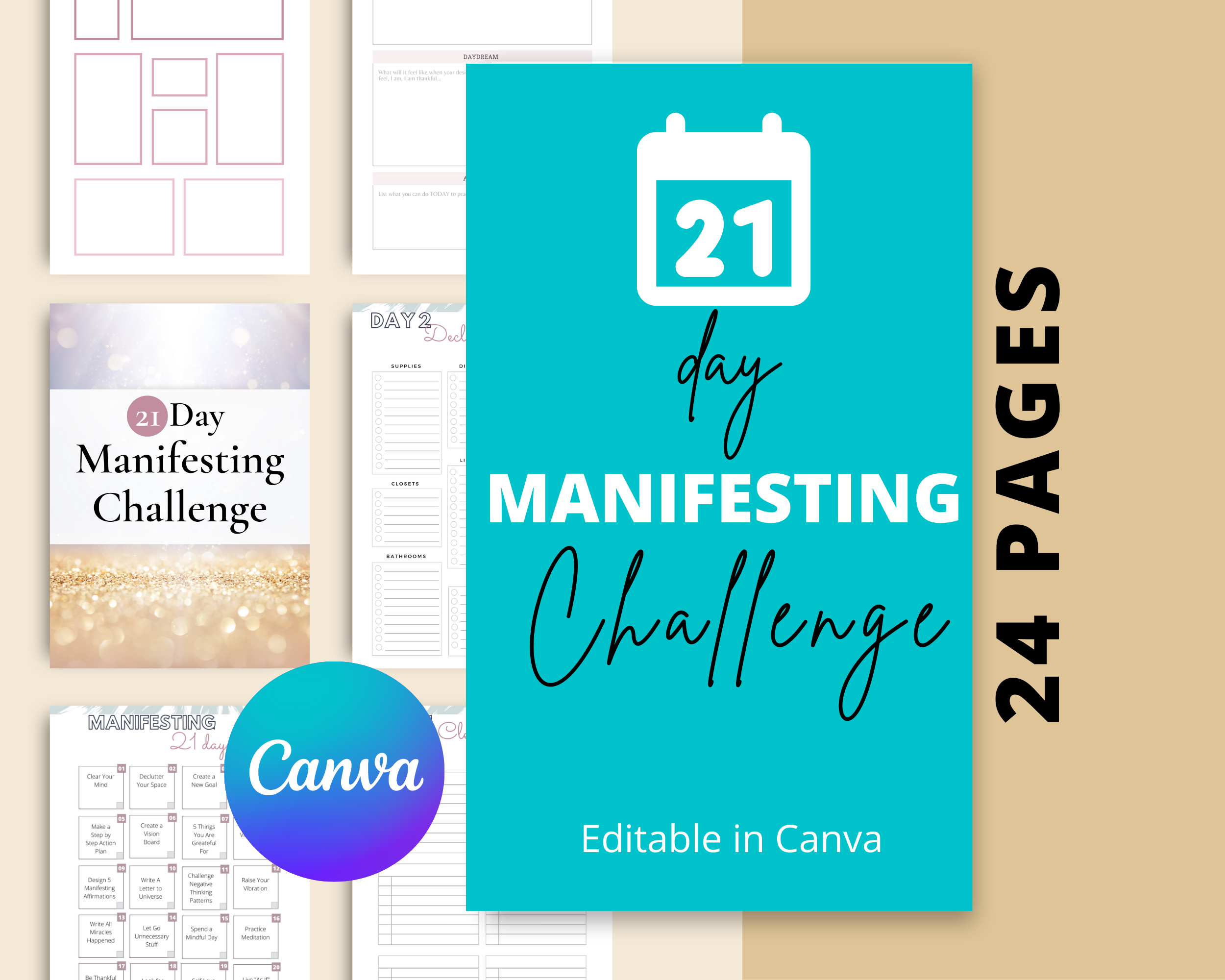 21 Days Manifesting Challenge | Manifestation Journal