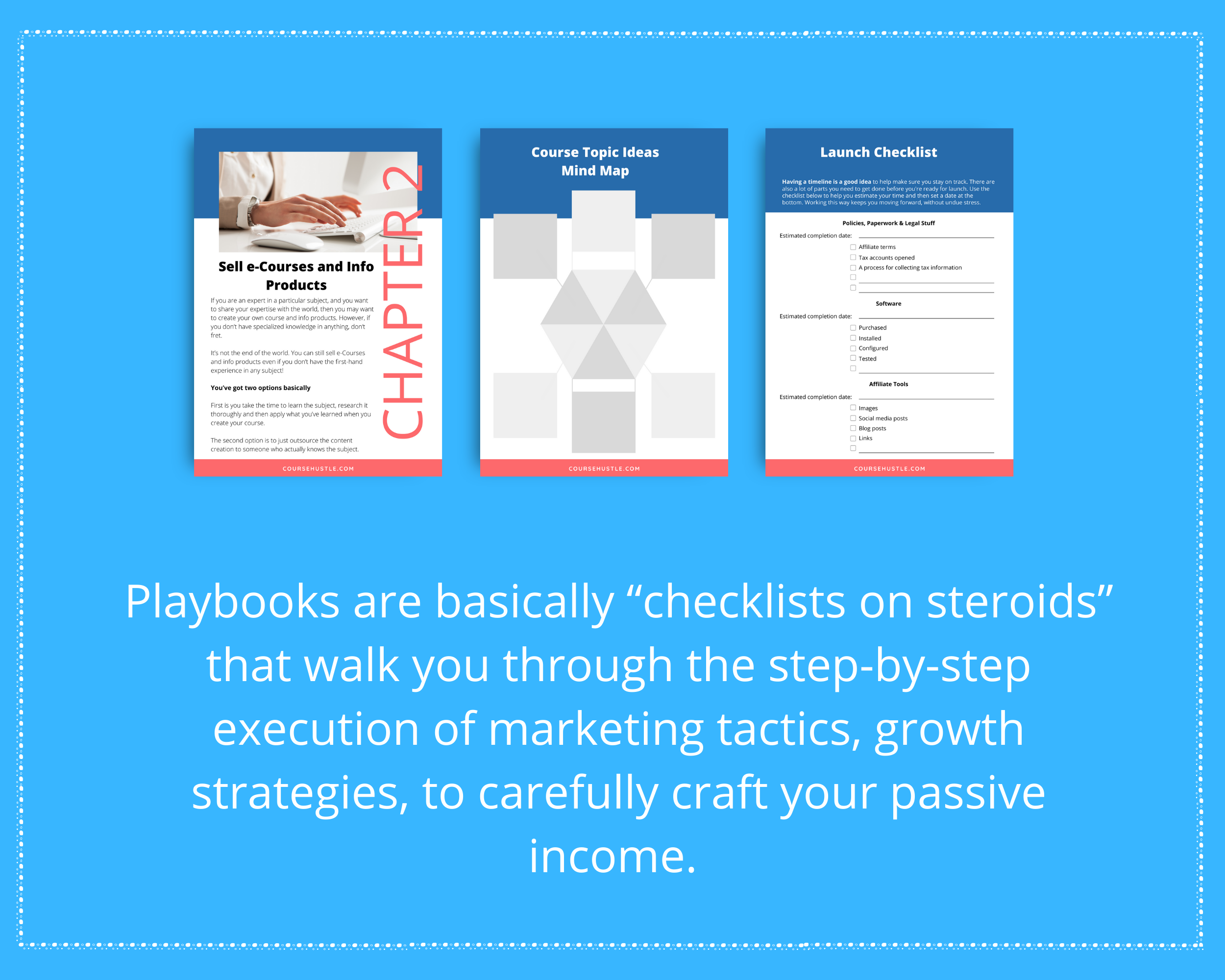 Done for You Passive Income Playbook in Canva | Editable A4 Size Canva Template