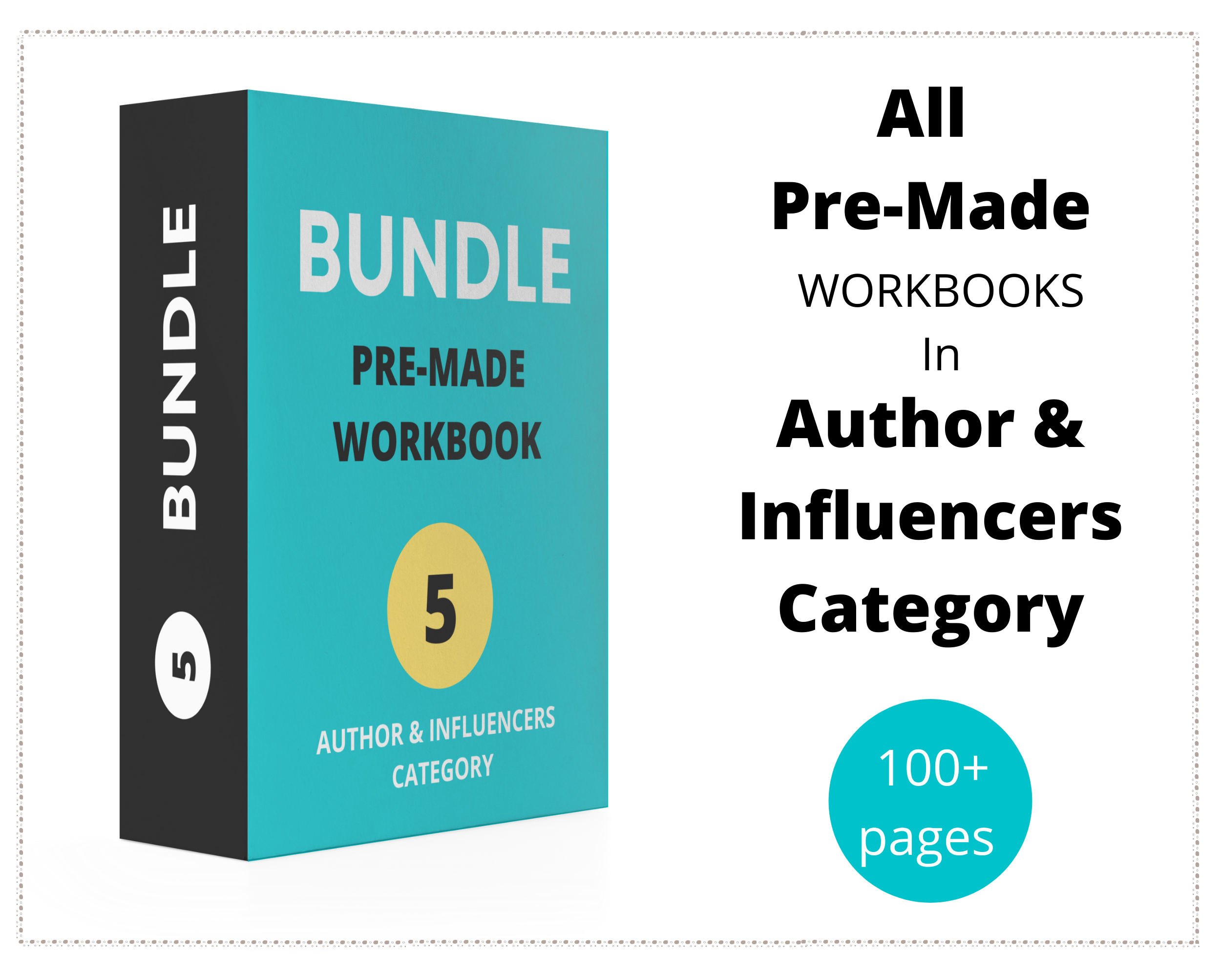 BUNDLE of 7 Authors & Influencers Workbooks | All Access to Everything in Authors & Influencers Workbooks Category | Big Bundle of Workbooks