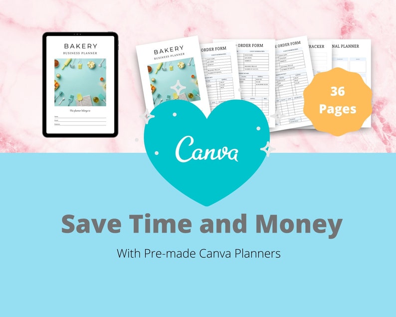 BUNDLE of 7 Professional Planners in Canva | Customizable | Editable Canva Templates | Commercial Use | Professional Planners