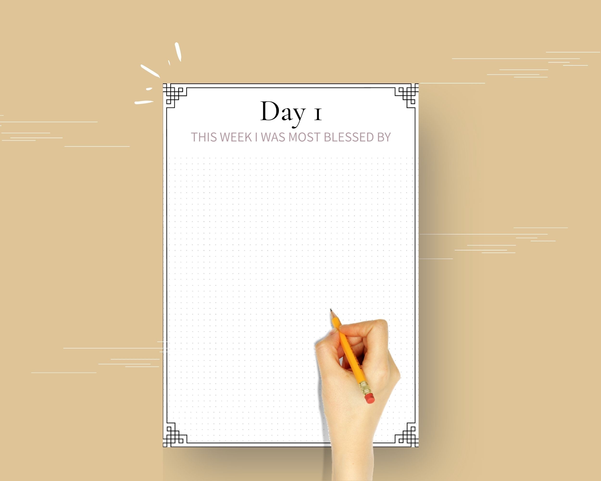 20 Day Spiritual Journaling | Editable Canva Template A4 Size