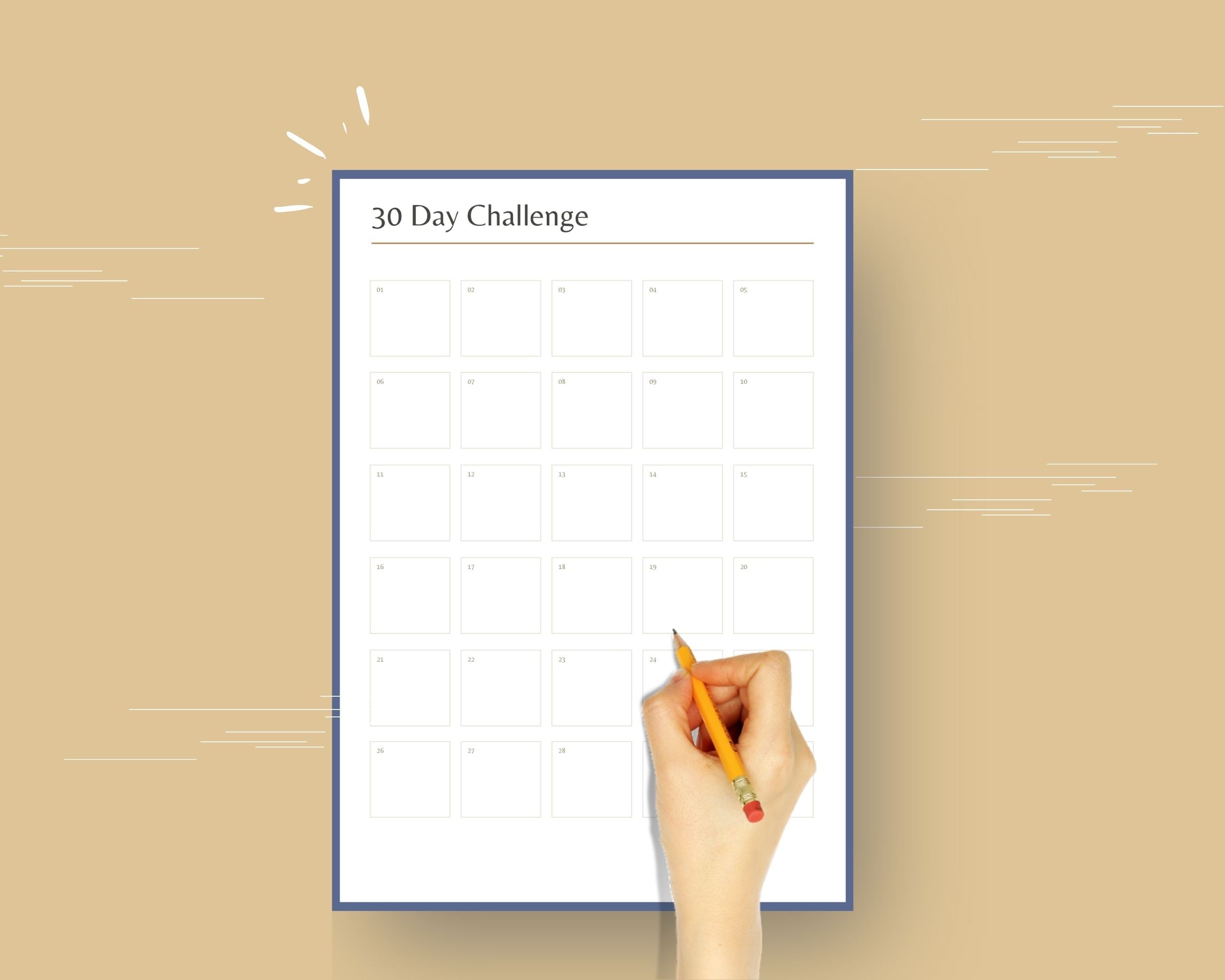 Leaving The Carbs Challenge | Wellness Journal | Editable Canva Template A4 Size
