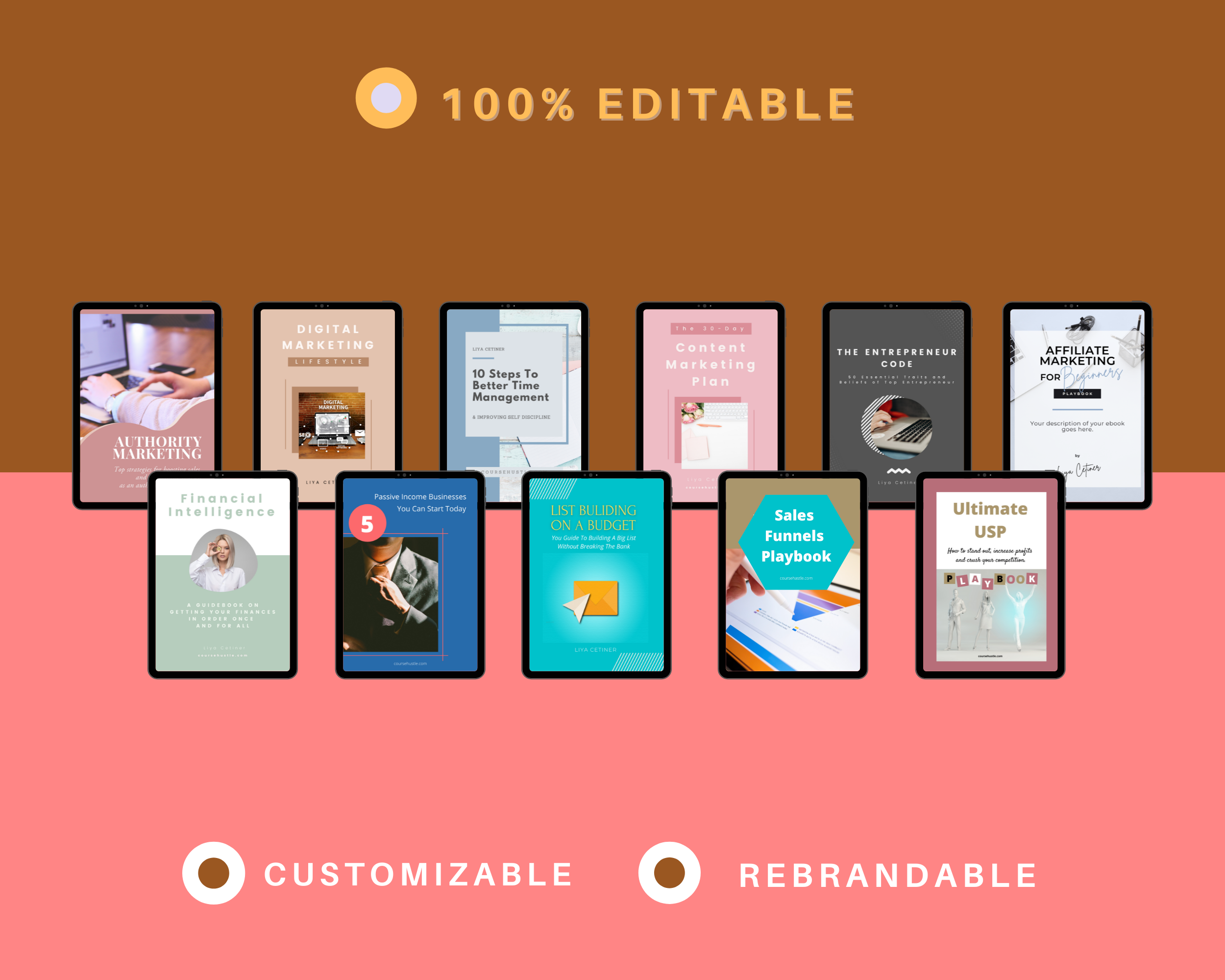 BUNDLE of 11 Business Playbooks in Canva | Customizable | Editable | Commercial Use | Business Templates