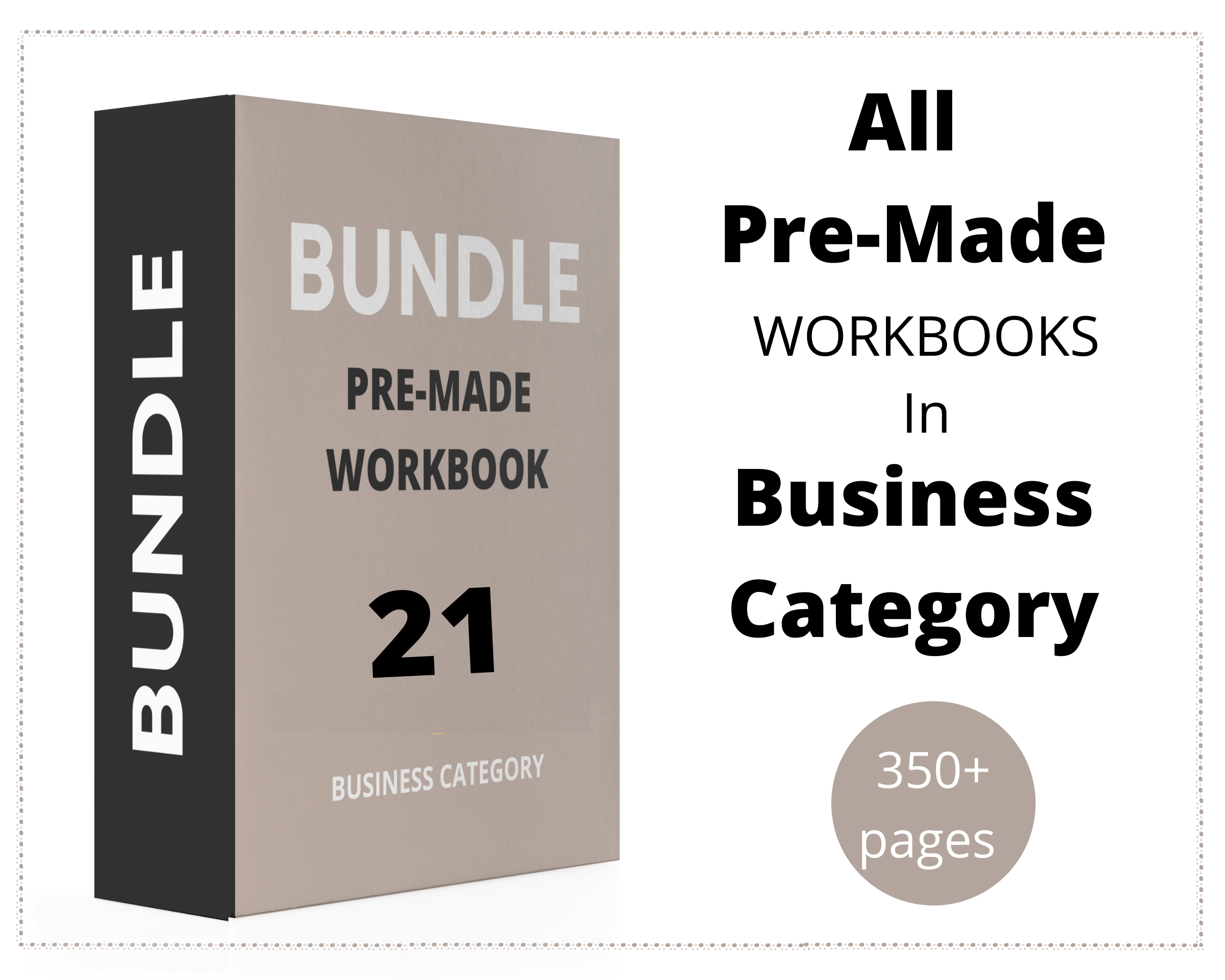BUNDLE of 19 Business Workbooks | All Access to Everything in Business Workbooks Category | Big Bundle of Workbooks