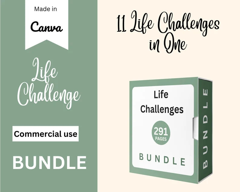 BUNDLE of 11 Life Challenges | All Access to Everything in the Life Challenges Category